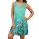 thumbnail image 4 of Vestido de verano Bluetime 2025 Boho sin mangas con bolsillos, verde azulado, 4 of 6