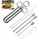 thumbnail image 1 of Jeringa para especias, accesorios de cocina, jeringa para especias de acero inoxidable con tres agujas + cepillo de limpieza Sailing Electrónica, 1 of 5