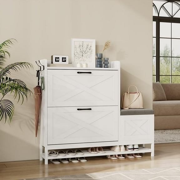 1 Particle Board Shoe Cabinet