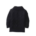 thumbnail image 6 of WQNVRNR Girls Fall Winter Sweater Cable Knit Soft Loose Mock Neck Long Sleeve Knit Pullover Black 8 Years, 6 of 7