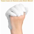 thumbnail image 4 of Guantes de algodón, 30 unidades, blancos, para eczema, lavables y resistentes al encogimiento., 4 of 5