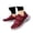 Red, variant on Win s Way Women's Wide Fit Slip-On Sneakers, Breathable Soft Sole Walking Shoes for Daily Leisure