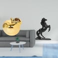 thumbnail image 2 of Escultura de caballo de frutas, figura de cerámica, artesanía, decoración delicada, estatua de escritorio para porches, restaurantes, oficinas, paisaj, 2 of 8