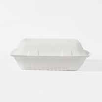 Greenprint® Fiberware® 9x9" 3-Compartment Clamshell. 200 ct