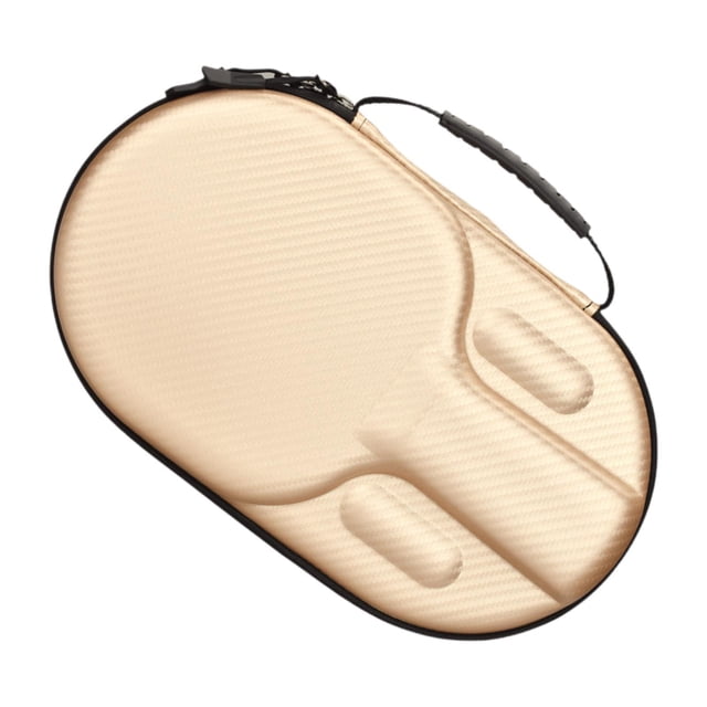 Table Tennis Paddle Case Raquet Cover Practice Bolsa de almacenamiento Regalo al aire libre Accesorios deportivos Protección de la raqueta de entrenamiento Color de champán