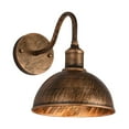 thumbnail image 3 of Aplique de pared industrial, lámpara de pared, lámpara de noche con accesorio de iluminación de hierro para decoración de lectura de cocina, regalo , Estilo D 36x20x28cm, 3 of 8