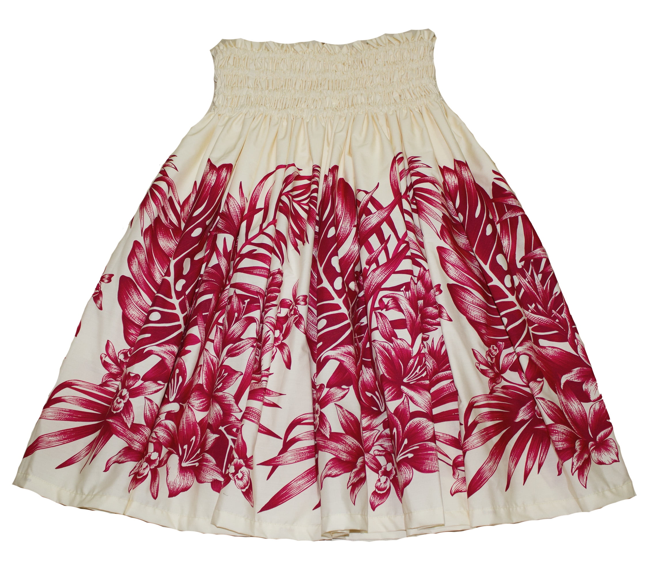 Hawaiian patterned skirt cheap