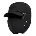 thumbnail image 3 of SPRING PARK Trooper Trapper Hat Winter Windproof Ski Hat with Ear Flaps and Mask Warm Hunting Hats for Men Women, 3 of 7