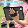 thumbnail image 6 of ELEHOLD Hybrid Rugged Case For Samsung Galaxy Tab S11 2025, Heavy Duty Shockproof Case with 360° Rotatable Handstrap Foldable Kickstand Crossbody Shoulder Strap,A, 6 of 10