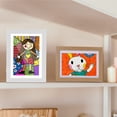 thumbnail image 6 of 2 Pack Kids Art Frame Kids Art Frames Front Opening Kids Artwork A4 Picture Frames Changeable Artwork Display Storage Frames for Children Crafting Drawings, Artworks, Art Projects, Schoolwork, White, 6 of 8