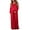 Red, variant on Cowl Neck and Over The Shoulder Maternity Dress