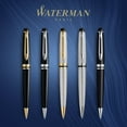 thumbnail image 6 of Waterman Expert Ballpoint Pen, Matte Black CT, Medium Nib, Blue Ink, 6 of 7