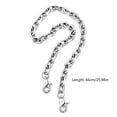 thumbnail image 4 of Jesscasday Niche Silver Jeans Chain Vintage Punk Trousers Chain Gothic Biker Belt Wallet Chain for Cool Boy Girls Street Shooting, 4 of 14