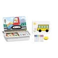 thumbnail image 2 of Jkkant Magnetic Dress-Up Travel Game, Double-Sided Preschool Educational Toy for Kids, Reusable Sticker Activity Book Tabletop Game, 2 of 9