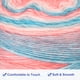 thumbnail image 3 of Paquete de 3 ovillos de 100g de hilo de algodón en degradado suave arcoíris mezcla de azul y rosa (300g), 3 of 7