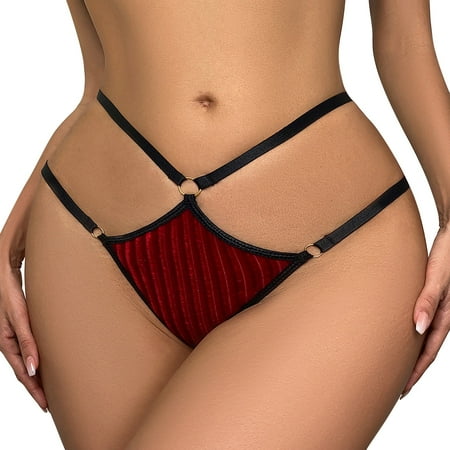 

NRUDPQV Ladies High Waist Panties Ladies Pearl Cutout Briefs Panties