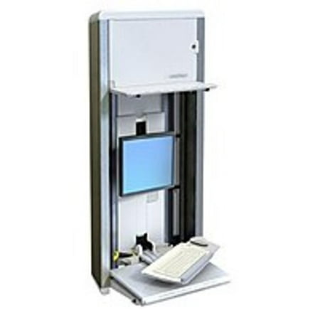 Refurbished Ergotron StyleView VL 60-595-062 Vertical Lift PC Enclosure System for 22-inch Display Screen