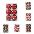thumbnail image 3 of Clearance! 6pcs Christmas Balls Ornaments Shatterproof Christmas Tree Ornament Xmas Trees Decorations B, 3 of 7