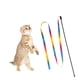 thumbnail image 3 of Rainbow Cloth Ribbon Tease Cats Rod Mascotas Gatito Juguetes interactivos para rascar, 3 of 7