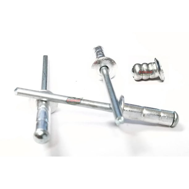 Mill 3 16 Rivet Small Head Multi Grip Aluminum Steel Mandrel Pop Rivets 25 Pack Walmart Com Walmart Com