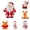 E 1PCS & F 1PCS & G 1PCS & H 1PCS & I 1PCS & J 1PCS, variant on YWIYIUD 1inch Mini Santa Figurines Miniature Christmas Figurines Resin Santa Figurines Christmas Miniatures Ornament Christmas Santa Decorations for Xmas Party Supplies 6PCS