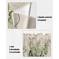 thumbnail image 5 of Swag Curtains, Spring Vase Eucalyptus Leaves Rod Pocket Kitchen Curtains Valances Tier Curtains Swag Valance Curtains for Bedroom Living Room 28" x 36", 2 Panels, 5 of 6