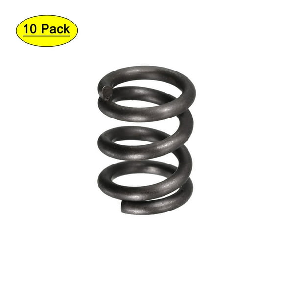 8mm Outer Diameter 1.2mm Wire Dia 10mm Long Compression Spring 10Pcs