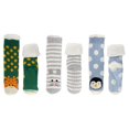 thumbnail image 2 of BambooMN Extra Thick Cozy Fuzzy Animal Thermal Cabin Plush Fleece-lined Knitted Crew Socks, 2 of 6