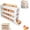 1PC, variant on 4 Tiers Egg Holder for Fridge,Space-Saving Egg Dispenser Holder,Automatic Scrolling Egg Rack Holder, Large Capacity Multi-function Egg Organizer Storage Box