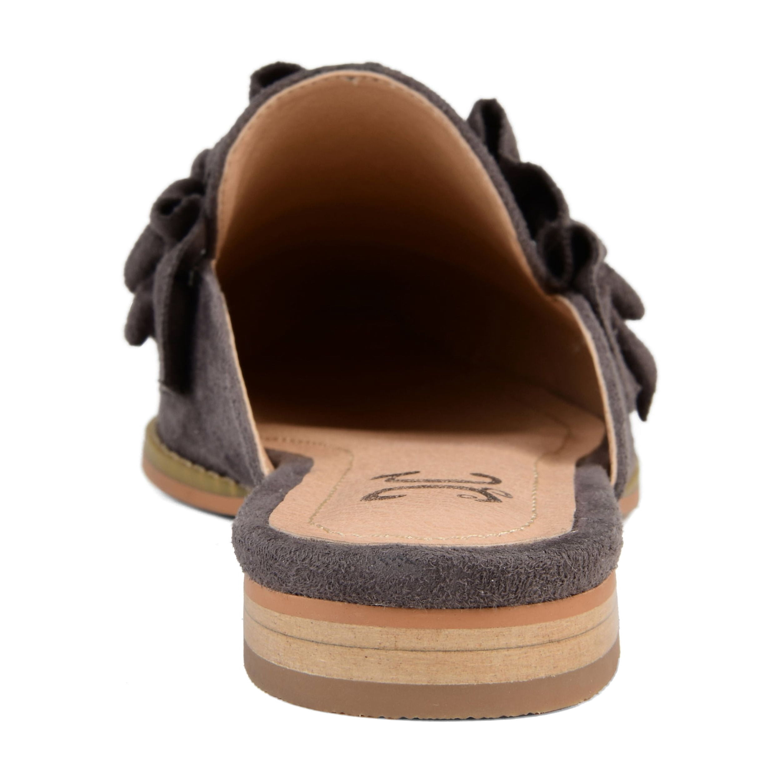 Journee Womens Kessie Slip On Pointed Toe Mules Flats