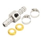 thumbnail image 2 of KIMISS Accesorios del Combustible Adaptador de Montaje en T de Línea de Combustible Adaptador de Sensor de Manómetro de Acero Inoxidable 304 con Abrazadera para Cajas ANGGREK Otros, 2 of 8