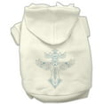 thumbnail image 4 of Pet, Dog  Cat Hoodie Rhinestone, "Warriors Cross", 4 of 7