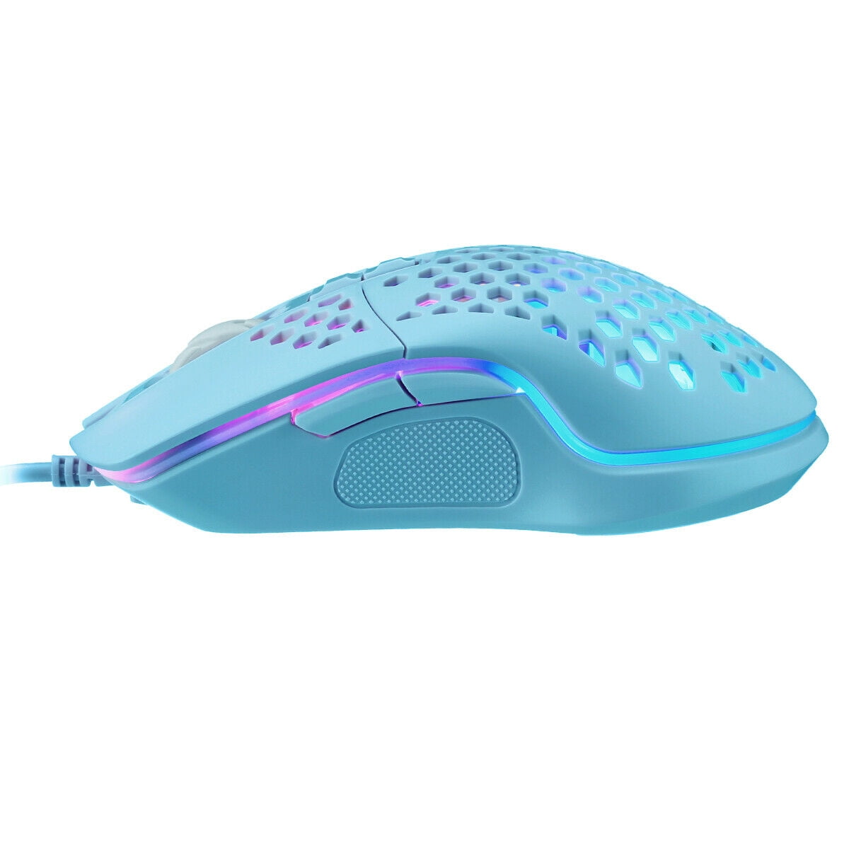 Sanoxy  6400DPI Wired Gaming Mice Mouse RGB Flowing Backlit Light for PC, Laptop & Computer, Blue