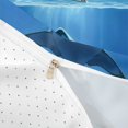 thumbnail image 4 of Castle Fairy Soft Realistic Deep Sea Shark Scene Twin Duvet Cover,Sailboat Sun Ray Blue Ocean Graphic Twin Bedding,Bright Azure,Reversible,2pcs,No Comforter,1 Duvet Cover and 1 Pillowcase, 4 of 6
