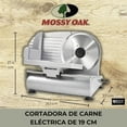 thumbnail image 2 of Rebanadora de Jamón y Carne Mossy Oak Cortadora de Alimentos 7.5 Pulgadas de Acero Inoxidable y Grosor Ajustable 150W, 2 of 9