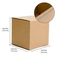 SEJOVAZE 4x4x4 Inch 25 pack Shipping Boxes, Cardboard Box Mailers