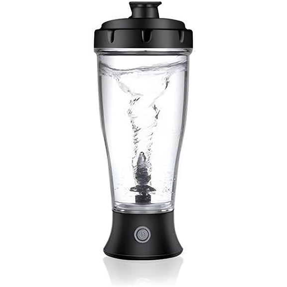 ACDANC Electric Protein Shaker Bottle 350ml Automatic Rotating Mug Shaker Cups for Milk Coffee Protein Shakes (Without Battery)