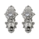thumbnail image 2 of Sujetadores para cortinas BLESIY 2 pares decorativos de cristal Gancho de pared Perchero plata dorada, 2 of 8