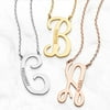 Personalized Planet Personalized Planet Initial with Engraved Name Necklace ,Women's