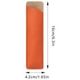thumbnail image 3 of Clearance Office&Craft&Stationery under $5 PU Leather Large Capacity Pencil Case Student Stationery Bag Solid Color Simple Leather Pen Case Pen Protective Case, 3 of 9