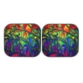 thumbnail image 7 of Balery Pride Rainbow Sun Shield 2 Pack For Car Front Windows Foldable Sun Visor Protector Blocks Max Uv Rays And Keeps Your Vehicle Cool For Most Sedans Suv Truck, 7 of 7
