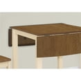 thumbnail image 4 of Dining Table - 48" Rectangular - Small - Kitchen - Drop Leaf - Oak And Cream, 4 of 6