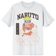 thumbnail image 6 of Naruto Classic Naruto Cloud Crew Neck Short Sleeve Men's White T-shirt-Medium, 6 of 7