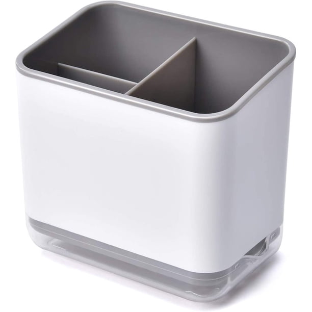 Home Magic Soporte para utensilios de cocina, escurridor de cubiertos, soporte para utensilios de cocina de 3 compartimentos, organizador para fregadero para la cocina, organizador de cubiertos,