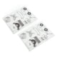 thumbnail image 3 of Sellos transparentes para manualidades, sellos transparentes de silicona con estampado de máquina de escribir para coche, patrones de búho, para álbumes de fotos DIY, 2 uds., 3 of 5