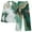 Green, variant on Tnhcen Women's Silk Satin Long Sleeves Pajamas Set Soft Two Piece Nightdress Comfy cute Home Clothes Set​ S-2XL