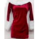 thumbnail image 2 of Minivestido de Navidad sin tirantes para mujer, disfraces de Navidad de piel blanca y terciopelo rojo, disfraz de Papá Noel para adulto, 2 of 4