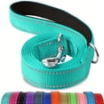 thumbnail image 4 of CNKOO [Laisse pour Chien Réfléchissante Robuste] Laisse pour Chien Réfléchissante avec Poignée Rembourrée Polyamide Robuste Lavable en Machine Fermoir Renforcé - Compatible avec Assorti C, 4 of 6