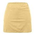 thumbnail image 6 of Kovlvoll Shorts for Women Plus Size Elastic Mid-Waist Casual Solid Color Shorts Bottom Skirt Pants, 6 of 6