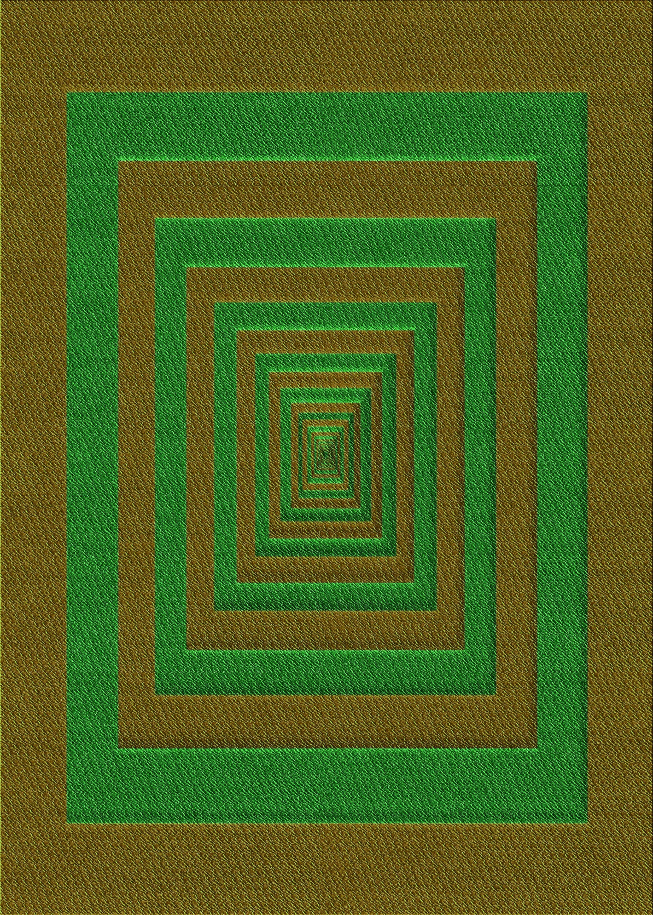 Ahgly Company Machine Washable Indoor Rectangle Transitional Dark Lime Green Area Rugs, 4' x 6'